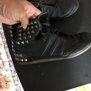 Leather limited y-3 studded sneakers